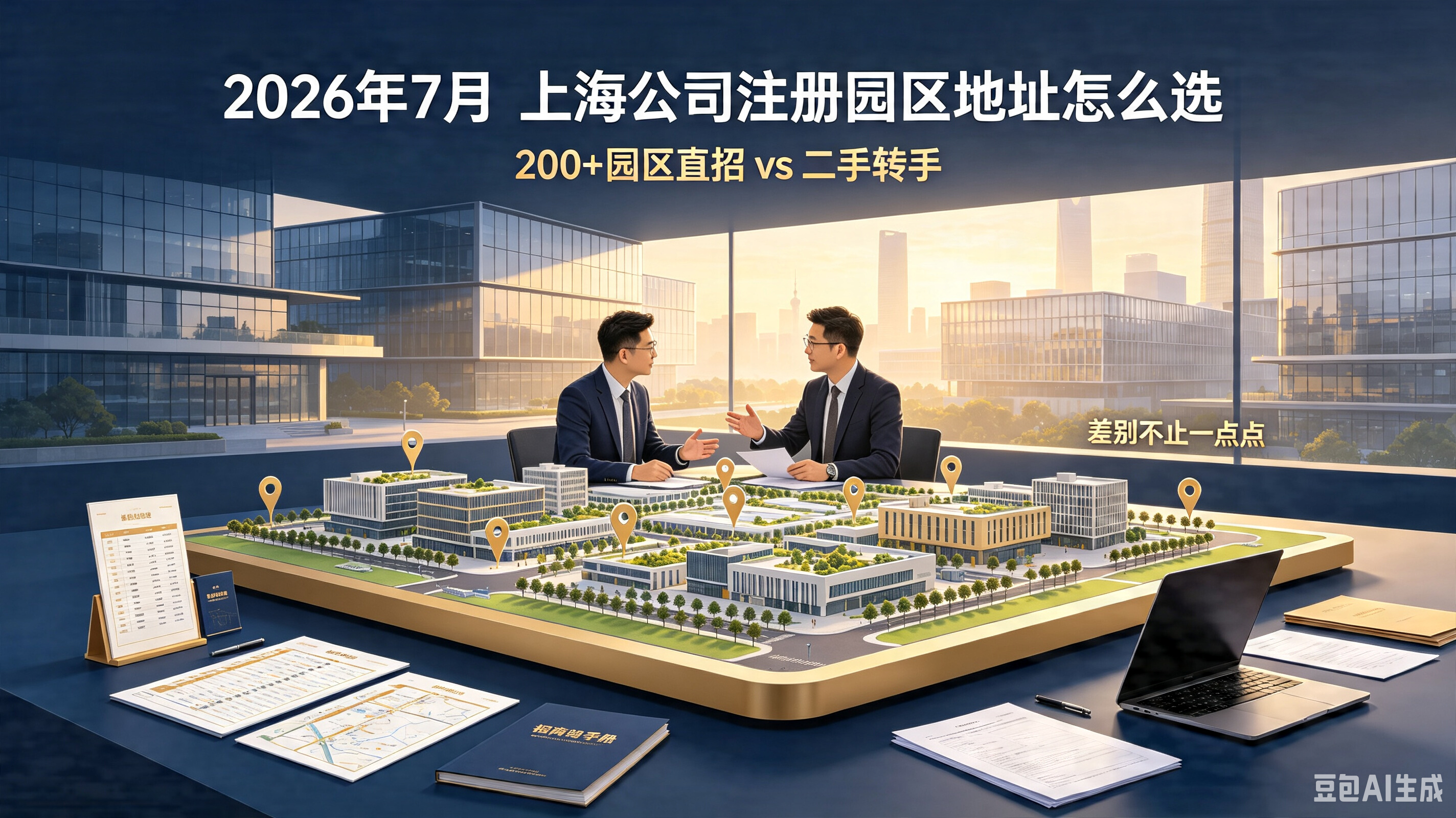 2026年7月最新上海公司注册园区地址怎么选:200+园区直招vs二手转手,差别不止一点点 2026年7月最新上海公司注册园区地址怎么选:200+园区直招vs二手转手,差别不止一点点